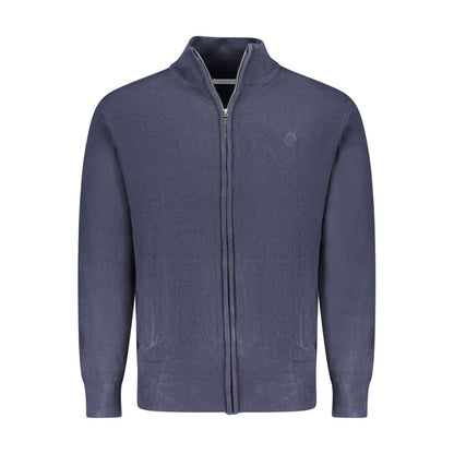 North Sails Blue Nylon Sweater - Versatile Long-Sleeved Cardigan
