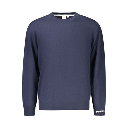Pepe Jeans Blue Cotton Sweater - Effortless Style and Comfort