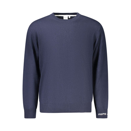 Pepe Jeans Blue Cotton Sweater - Effortless Style and Comfort