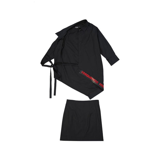 Dsquared2 Asymmetric Cotton Suit for Women