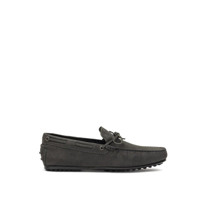 Tod's Gray Nubuc Leather Moccasin for Men