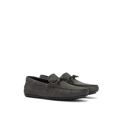 Tod's Gray Nubuc Leather Moccasin for Men