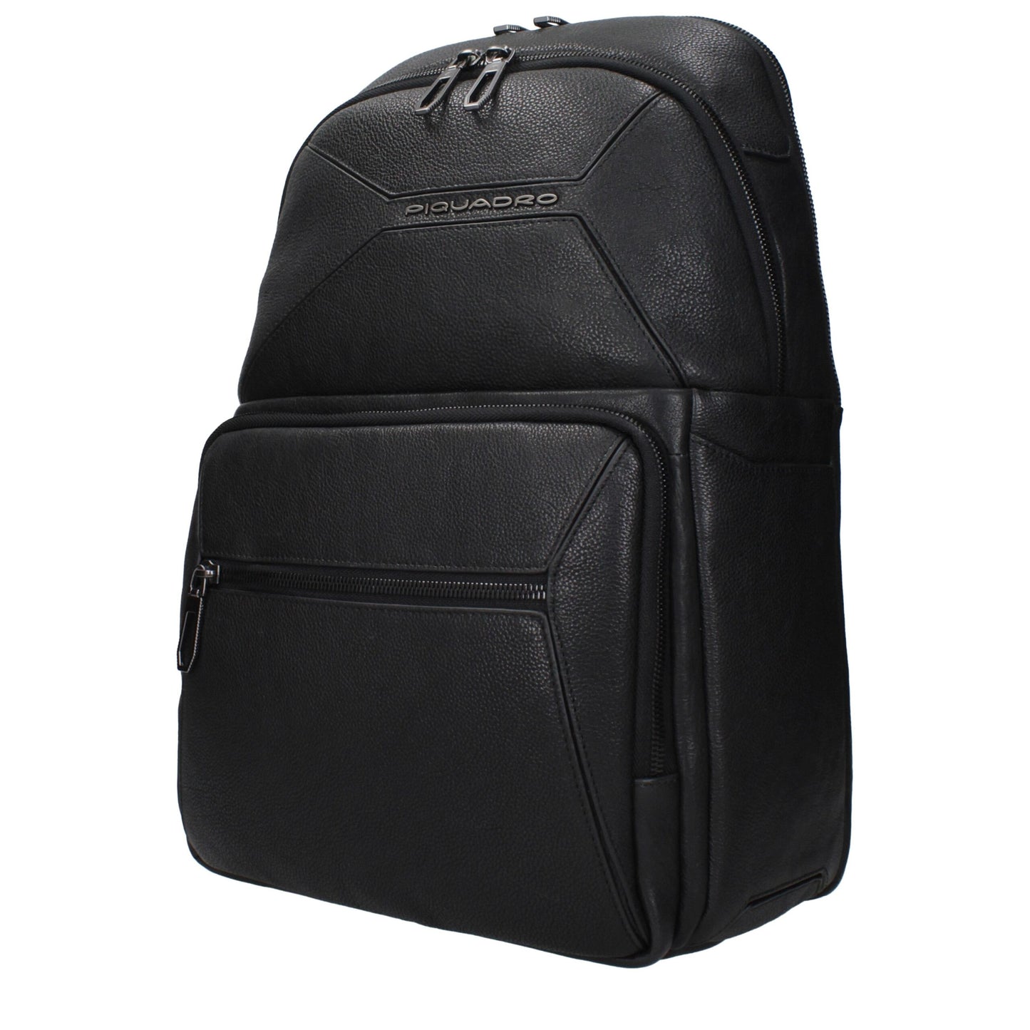 Piquadro Black Leather Backpack - CA6249W118N
