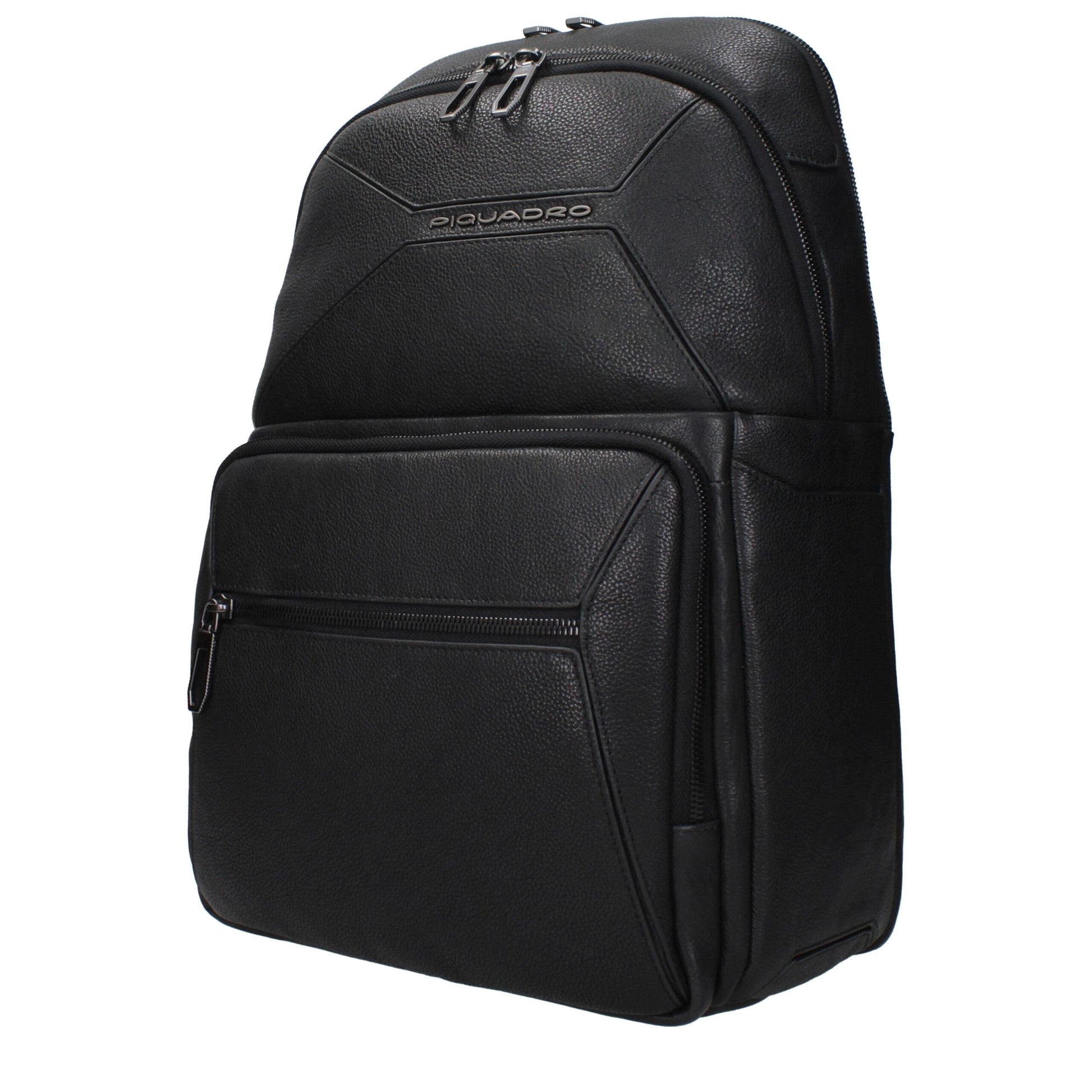 Piquadro Black Leather Backpack - CA6249W118N