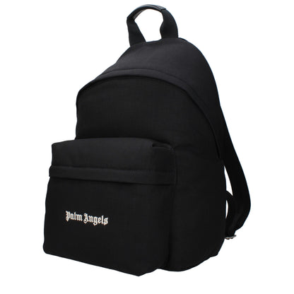 Palm Angels Black Fabric Backpack