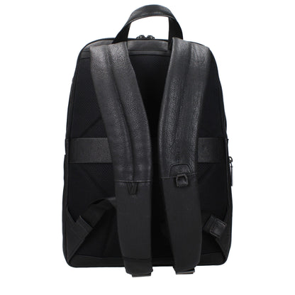 Piquadro Black Leather Backpack - CA6249W118N