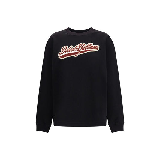 Dolce & Gabbana Cotton Sweatshirt with Patch