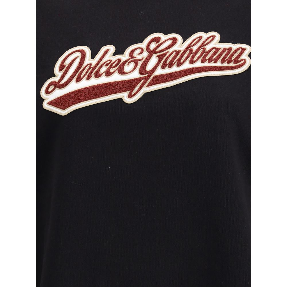 Dolce & Gabbana Cotton Sweatshirt with Patch