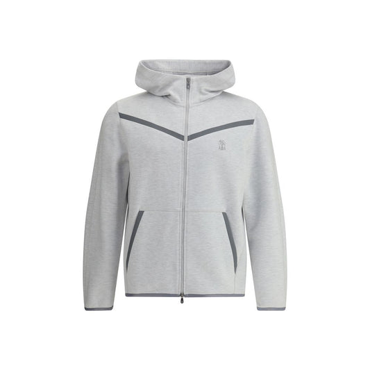 Brunello Cucinelli Logoed High Collar Hoodie