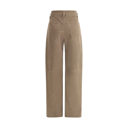 Brunello Cucinelli Wide-leg Cotton Pants
