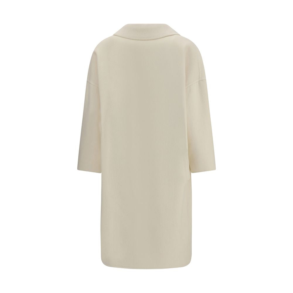 Aftercoat Double-breasted Long Coat