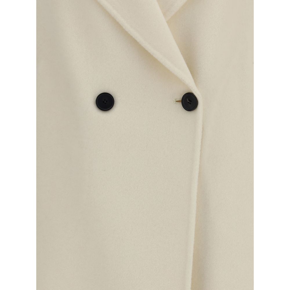 Aftercoat Double-breasted Long Coat