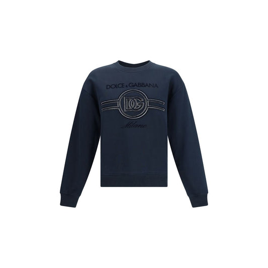 Dolce & Gabbana Jersey Sweatshirt with Embroidery