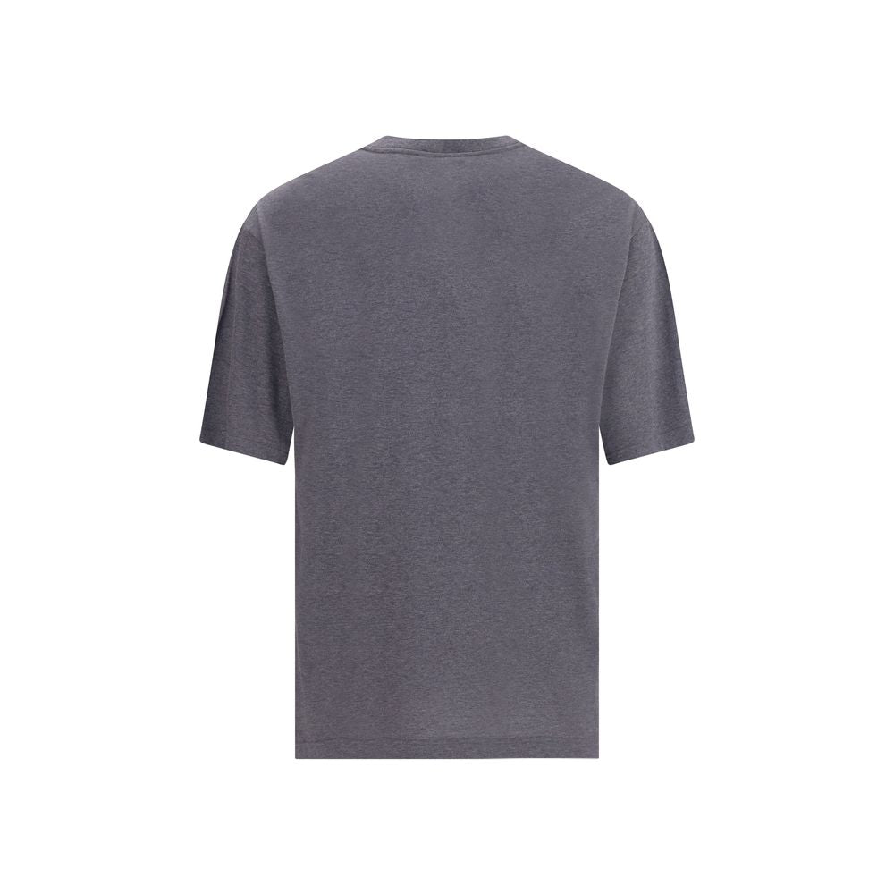 Dolce & Gabbana Cotton T-Shirt with Milano Logo Print