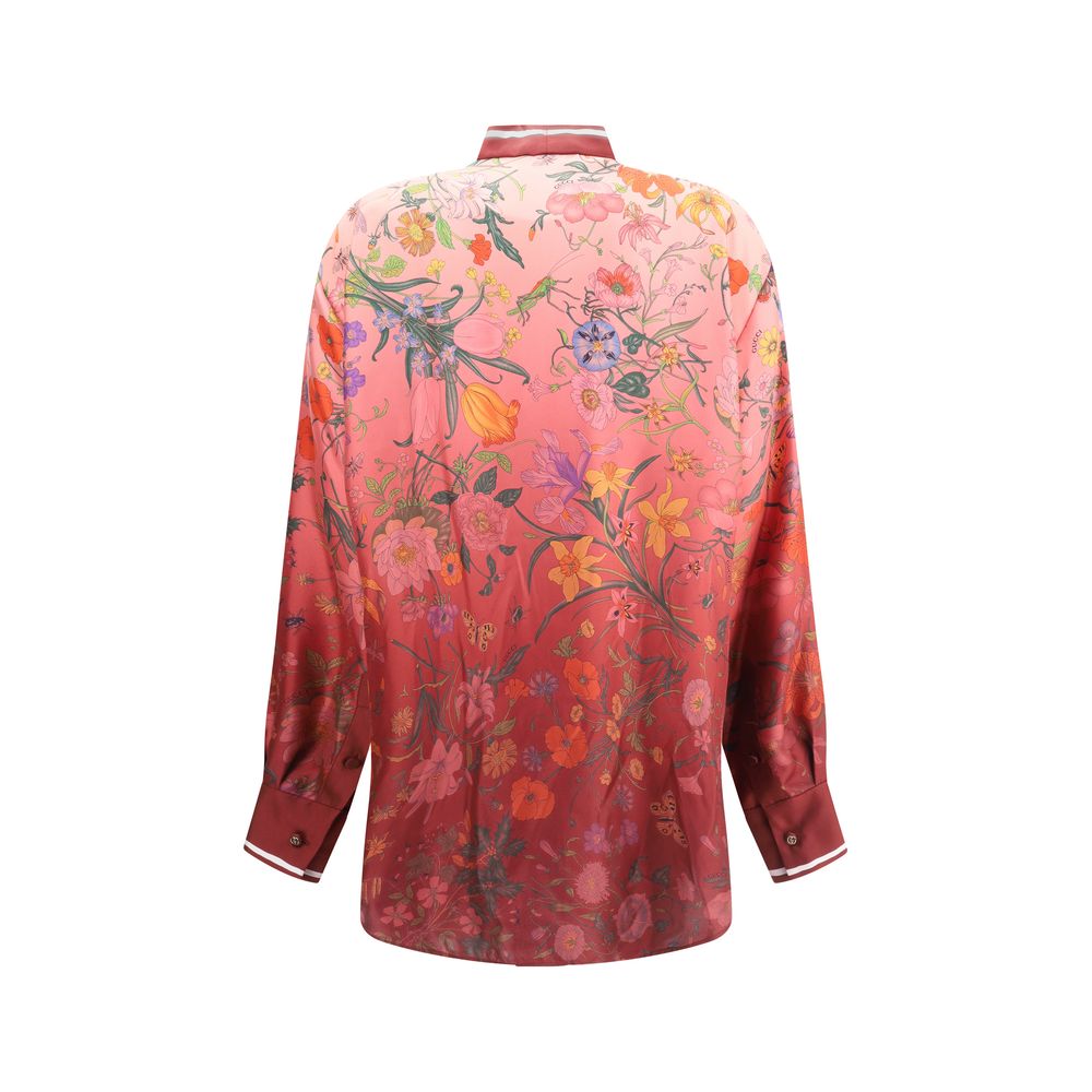 Gucci Silk Floral Shirt: Opulent Elegance Redefined