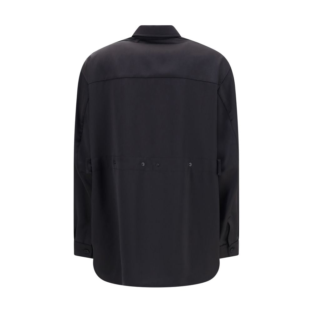 MONCLER x Edward Enninful Black Polyester Dress Shirt
