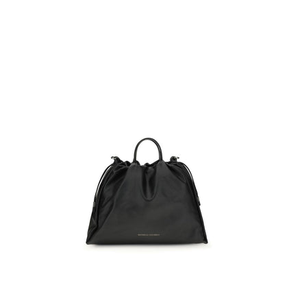 Brunello Cucinelli Monochrome Leather Shoulder Bag