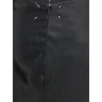 Maison Margiela Satin Midi Skirt