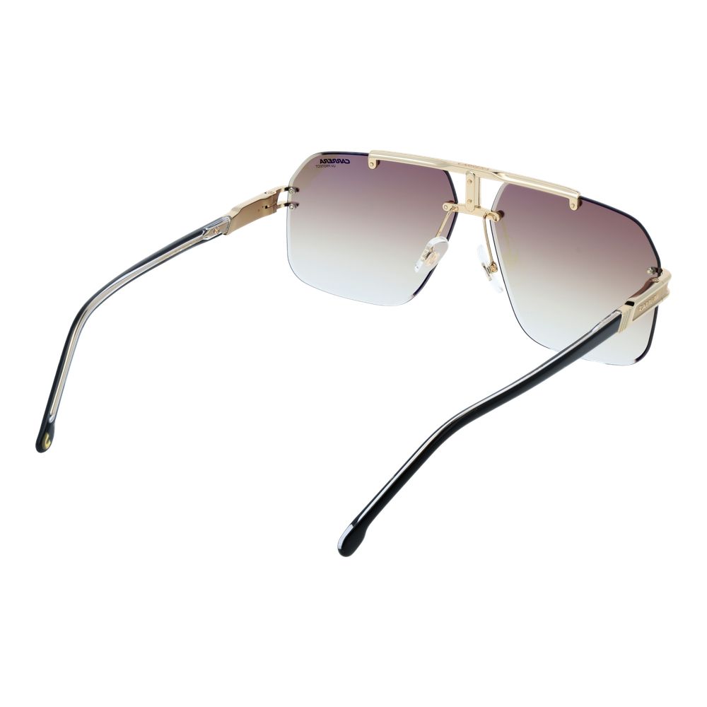 Carrera Gold Men’s Sunglasses – Gold Metal Frame, Brown Gradient Lenses