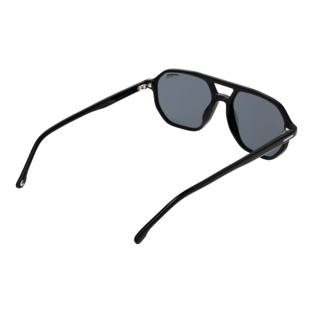 Carrera Black Men's Sunglasses – Full-Rim Frame, Grey Lenses