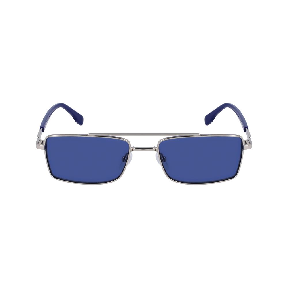 Karl Lagerfeld Men’s Sunglasses – Grey Metal Frame, 56 mm Lenses