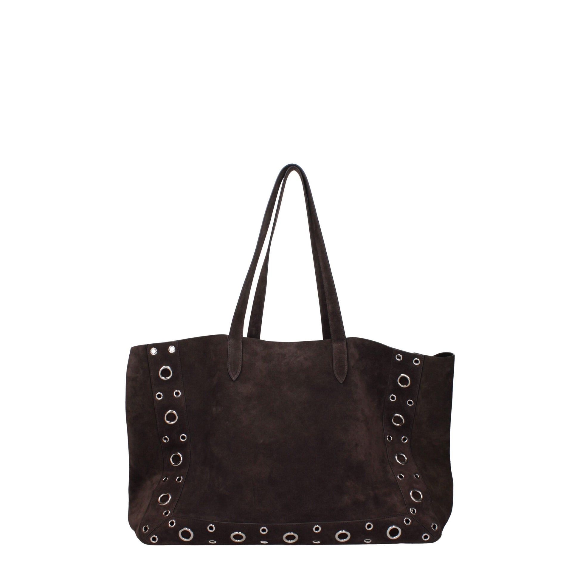 Valentino Garavani Brown Leather Shoulder Bag with Clutch