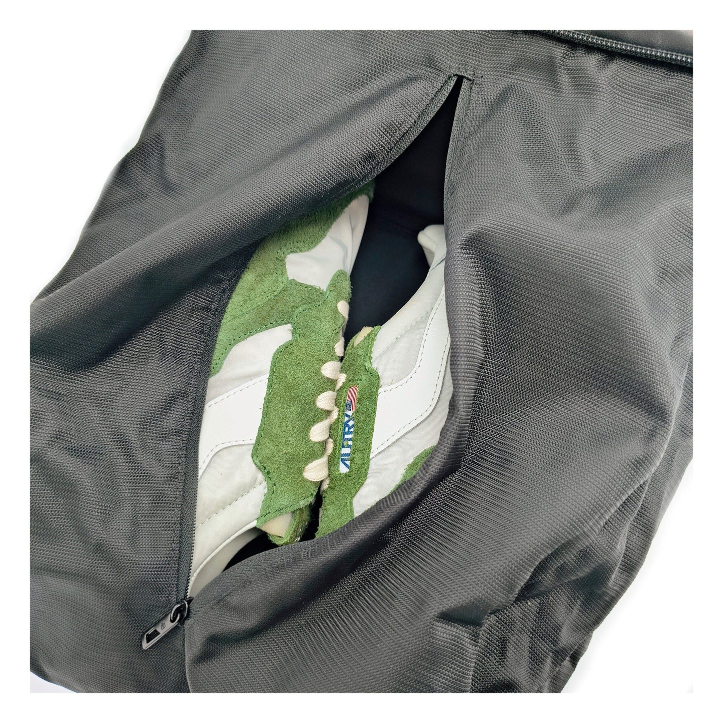 Piquadro Black Leather Backpack with USB Port