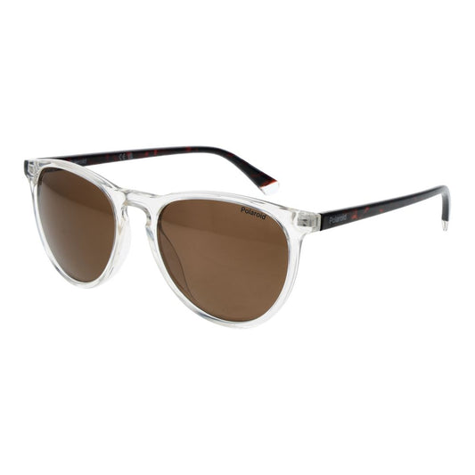 Polaroid Women's Sunglasses – Transparent Frame, Bronze Polarized Lenses