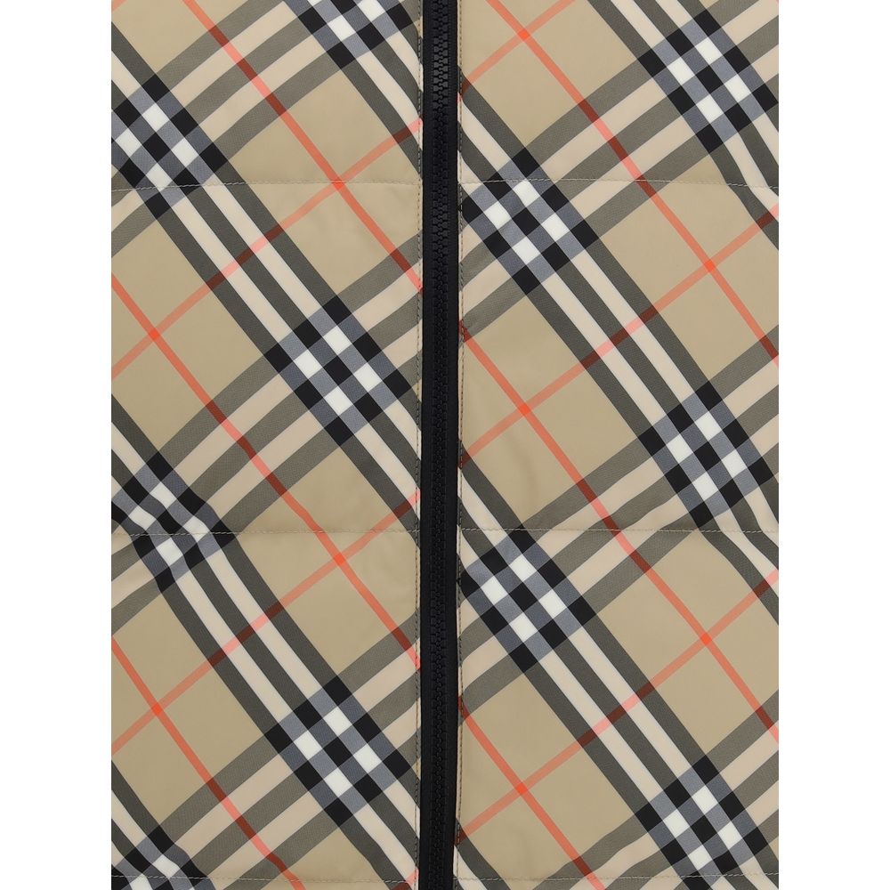 Burberry Reversible Check & Black Puffer Gilet