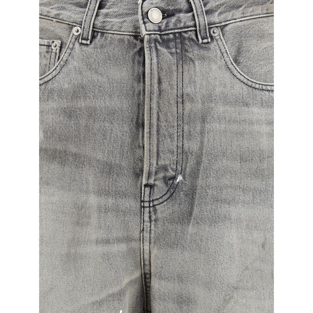 Haikure Grey Straight-Leg Jeans