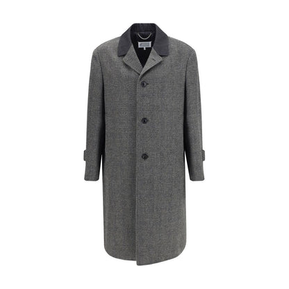 Maison Margiela Single-breasted Coat in Virgin Wool Blend