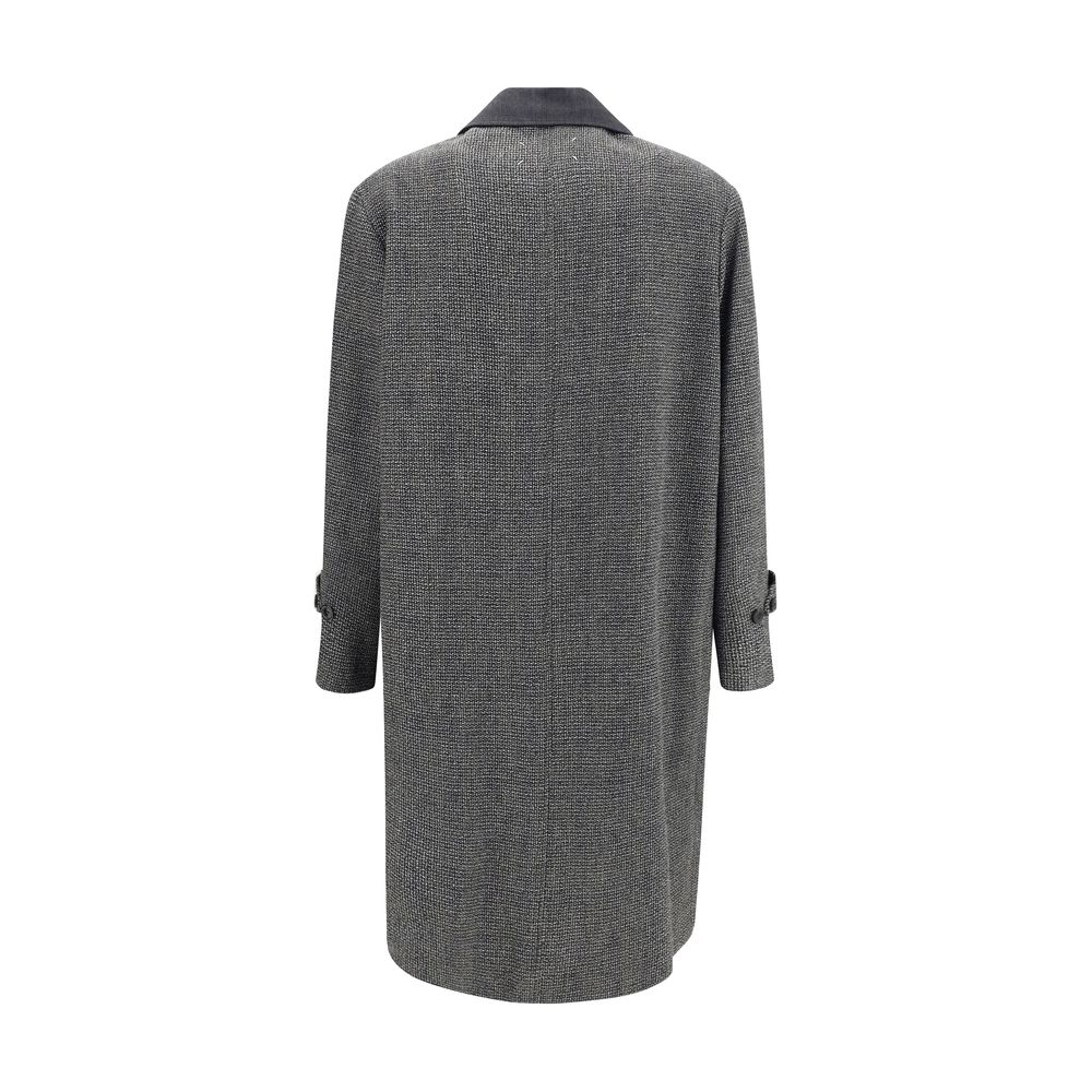 Maison Margiela Single-breasted Coat in Virgin Wool Blend