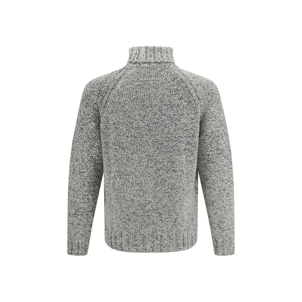 Zegna Cashmere and Wool Turtleneck Sweater