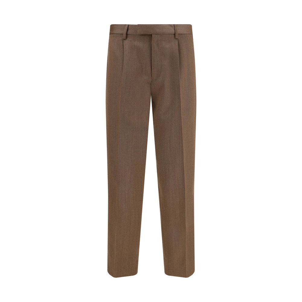 ZEGNA Tailored Trousers in Brown - Classic Elegance Meets Contemporary Style