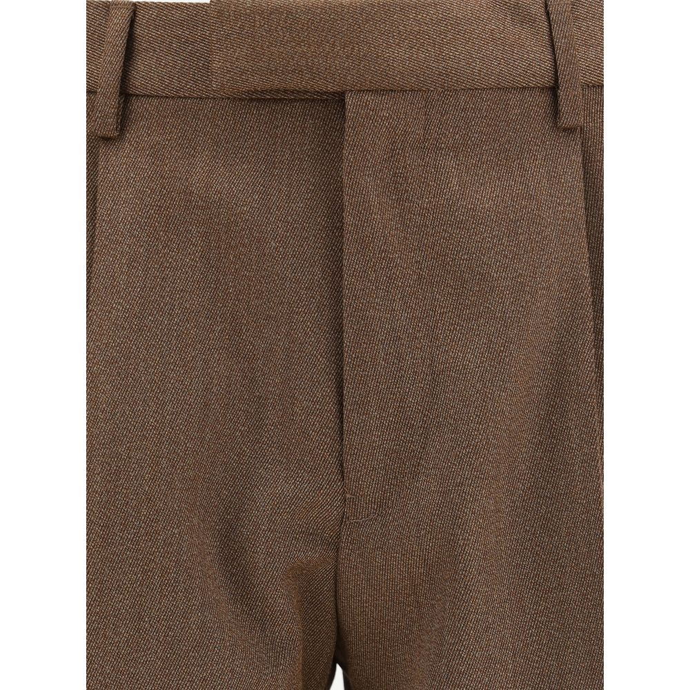 ZEGNA Tailored Trousers in Brown - Classic Elegance Meets Contemporary Style