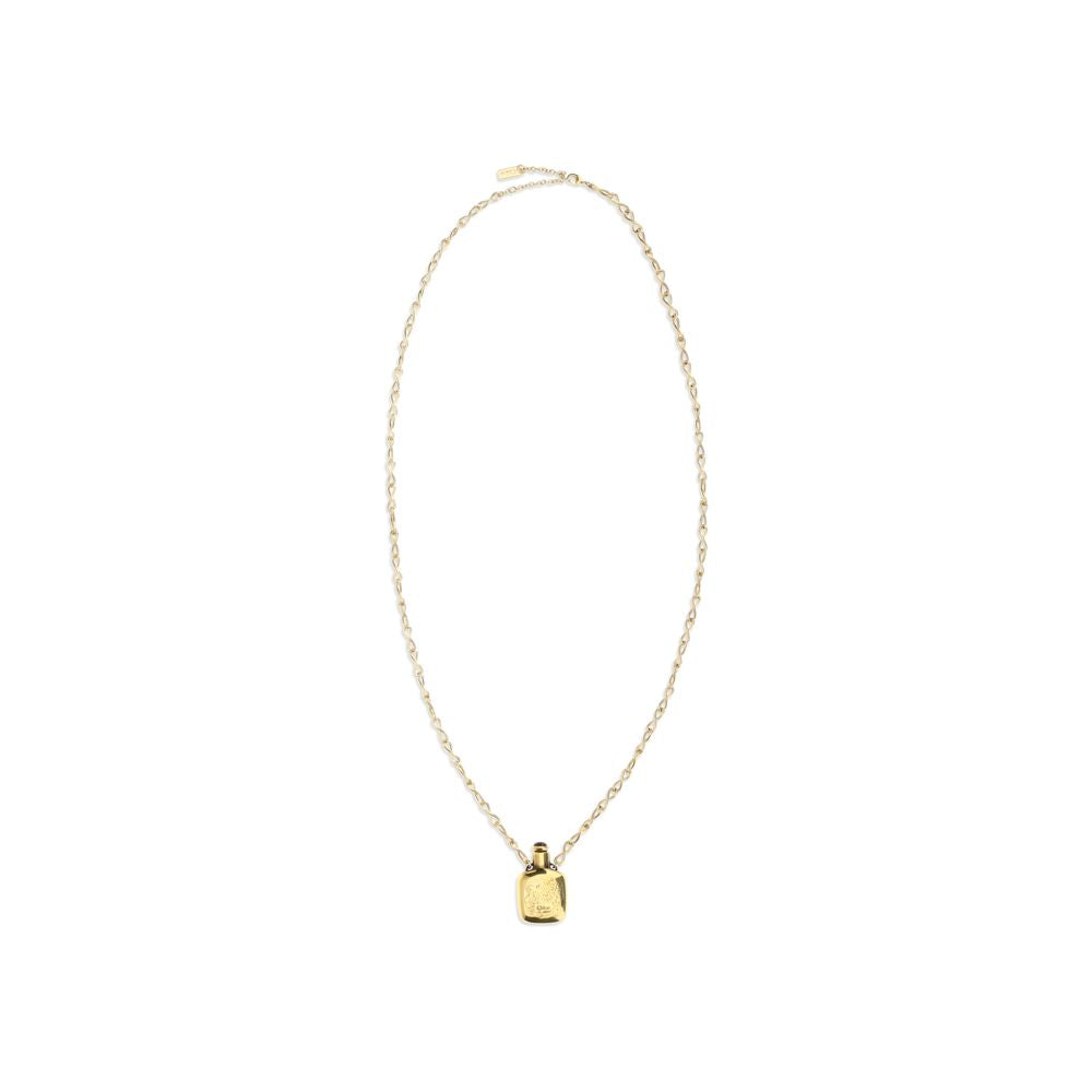 Chloé Elixir Pendant Necklace: Vintage Elegance in Gold
