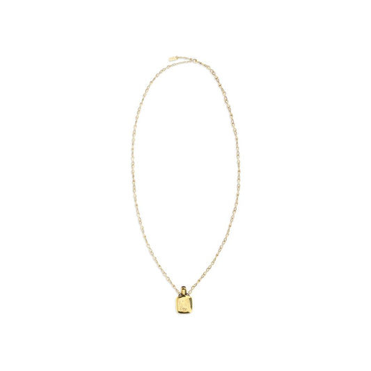Chloé Elixir Pendant Necklace: Vintage Elegance in Gold
