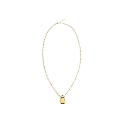 Chloé Elixir Pendant Necklace: Vintage Elegance in Gold