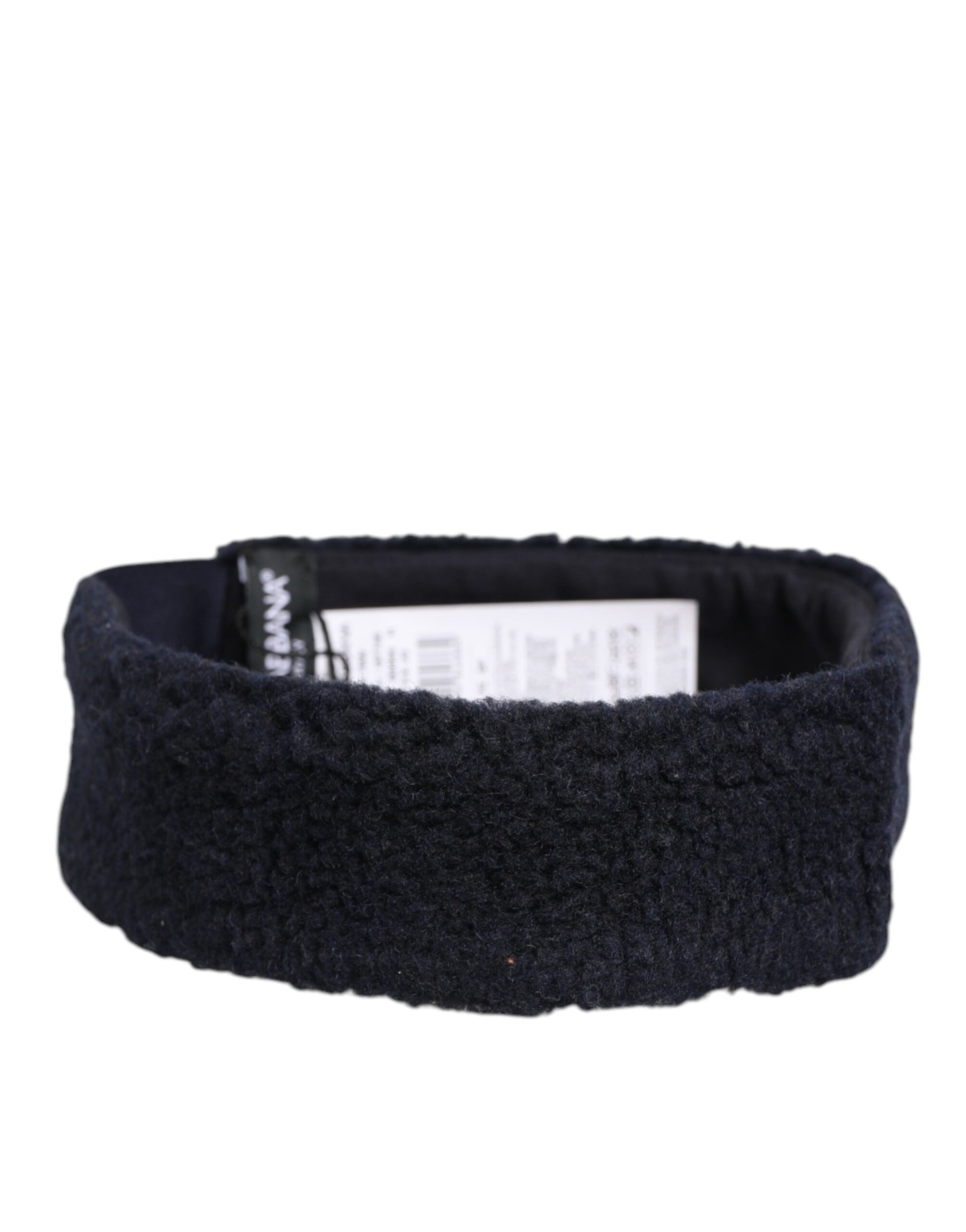 Dolce & Gabbana Black Cotton Headband for Men
