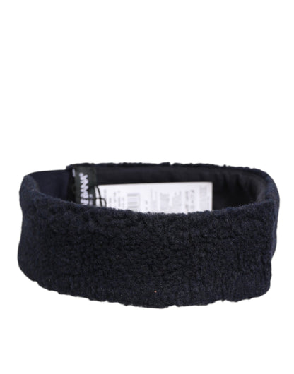 Dolce & Gabbana Black Cotton Headband for Men