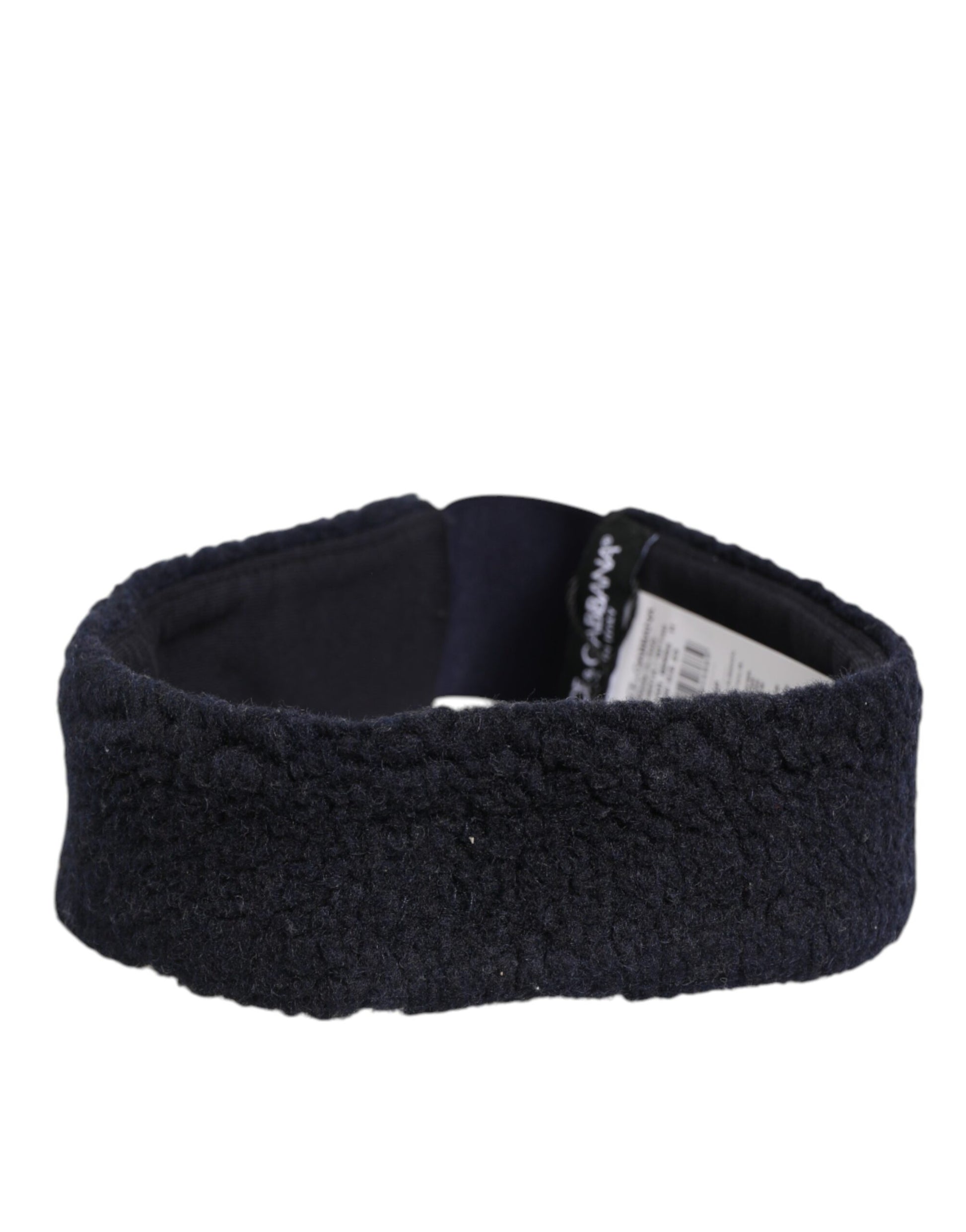 Dolce & Gabbana Black Cotton Headband for Men