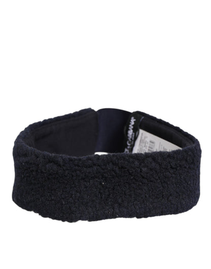 Dolce & Gabbana Black Cotton Headband for Men