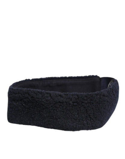 Dolce & Gabbana Black Cotton Headband for Men