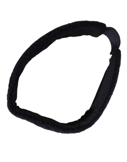 Dolce & Gabbana Black Cotton Headband for Men