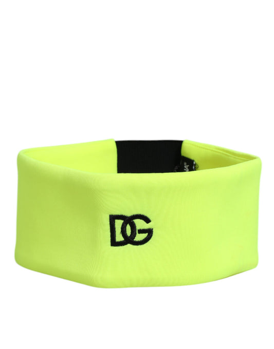 Dolce & Gabbana Green Polyester Headband for Men