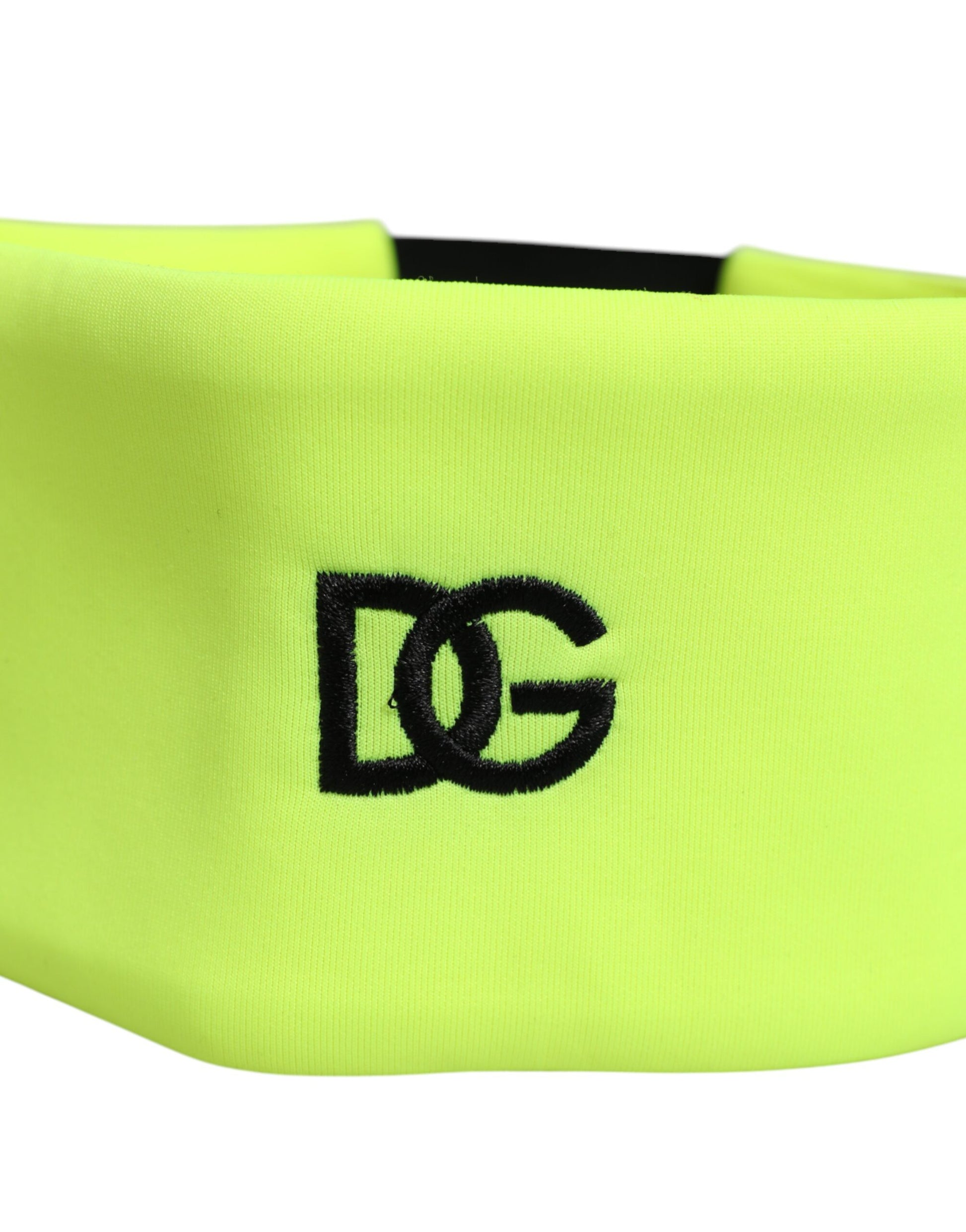 Dolce & Gabbana Green Polyester Headband for Men
