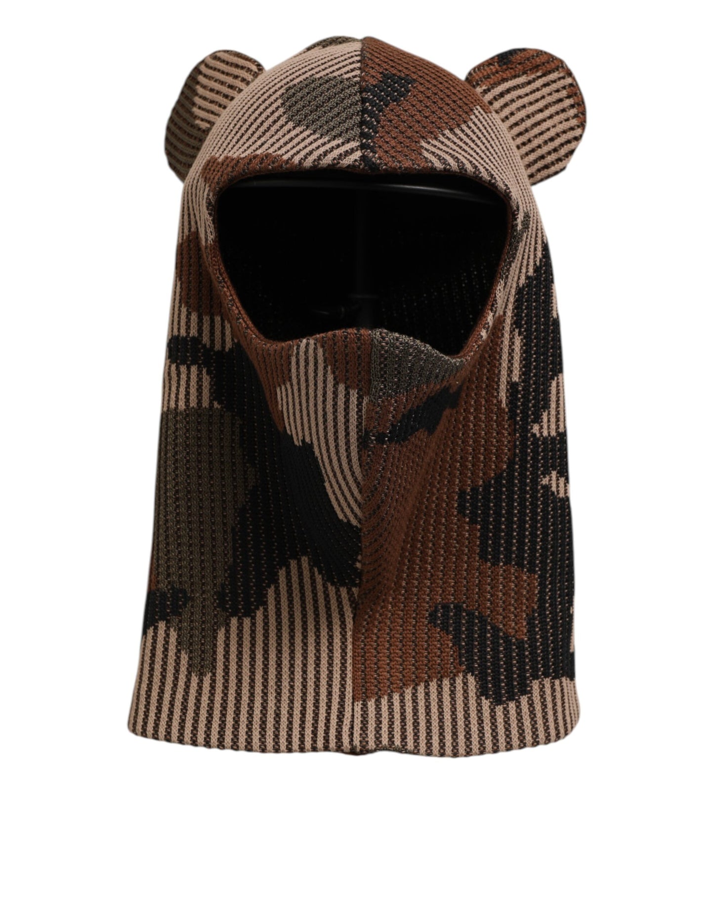 Dolce & Gabbana Multicolor Camouflage Balaclava Mask