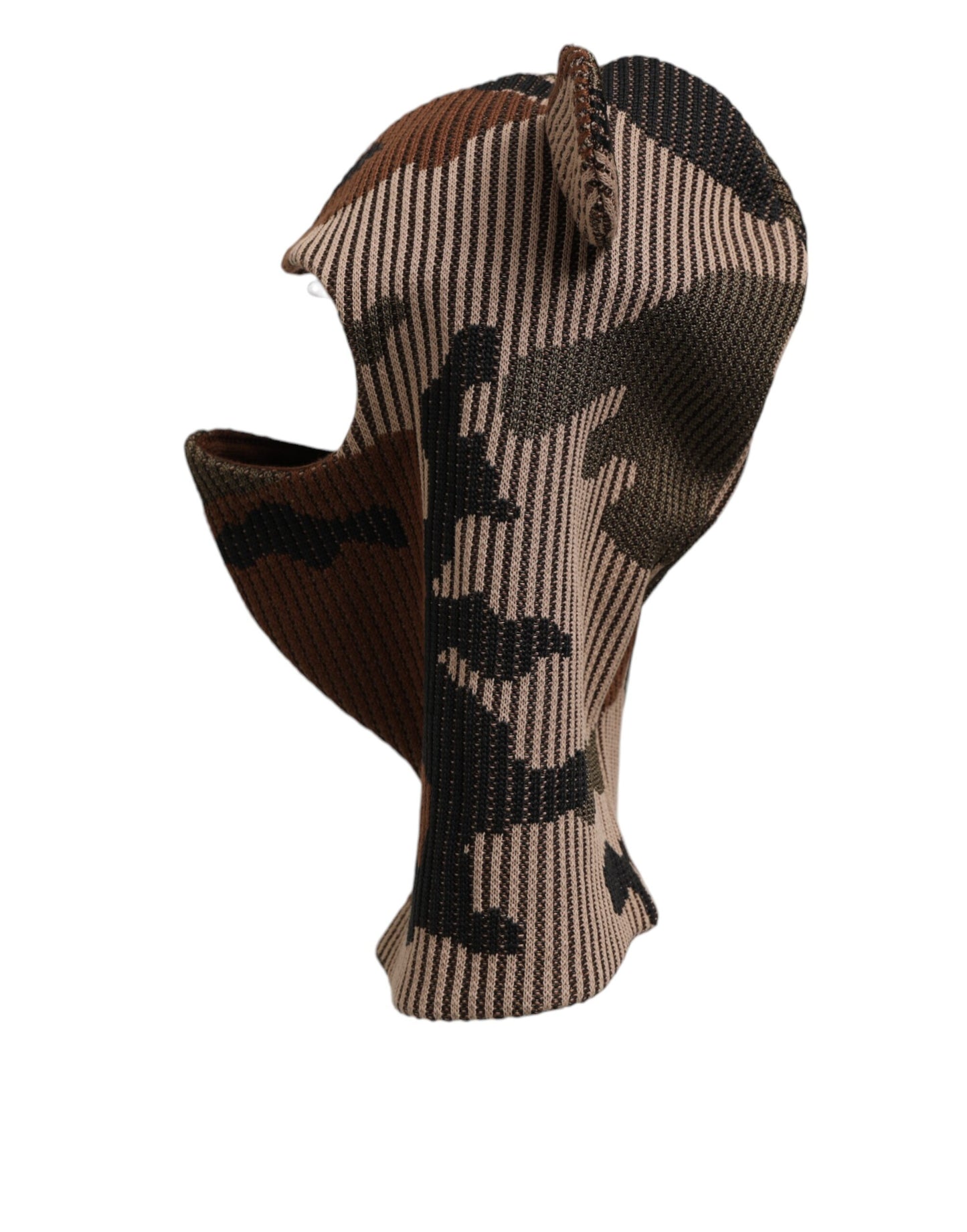 Dolce & Gabbana Multicolor Camouflage Balaclava Mask