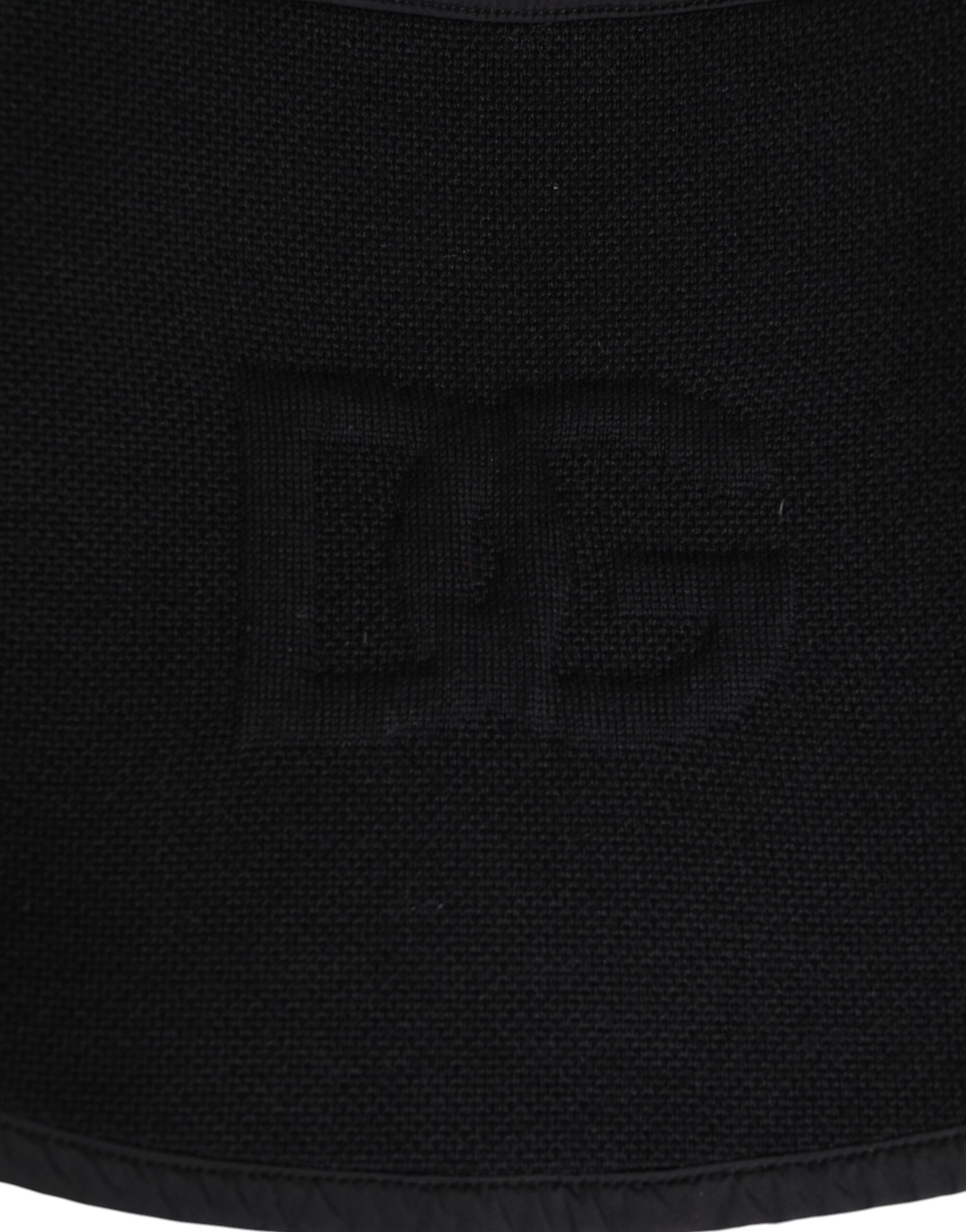 Dolce & Gabbana Black Lace Stole Knitted DG Logo Men Scarf
