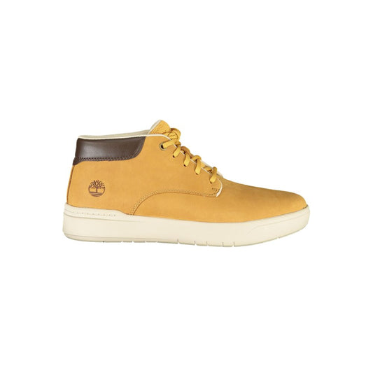Timberland Brown Leather Men Sneaker - SENECA BAY MID LACE SNEAKER